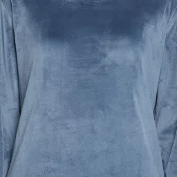 Clovia Blue Lounge Top image 5
