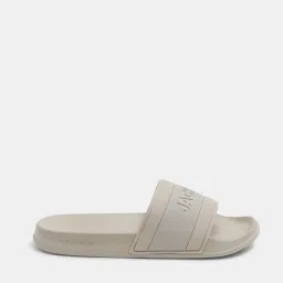 Jack & Jones Men's Typography Moonbeam Slides image 1