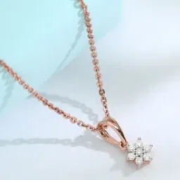 malabar gold and diamonds Malabar Gold & Diamonds 18k Rose Gold Pendant For Women-picture-35