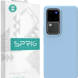 Sprig Back Cover for VIVO V30 (Blue) image 1