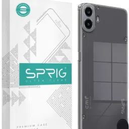 Sprig Back Cover for CMF Nothing Phone 1 (Transparent) image 1