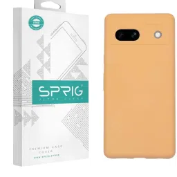 Sprig Liquid Silicone Back Cover for Google Pixel 7A 5G (Gold) image 1