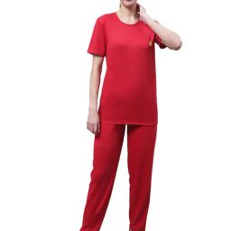 Vimal Jonney Red T-Shirt With Trackpants-picture-30