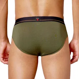 FRENCHIE Pack Of 5 Mid Rise Ultrasof Basic Briefs FR-MI-BF-DRIP-1X5-PO3-FRBLU-S image 4