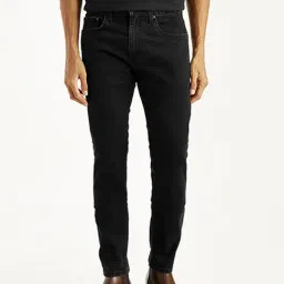 Levi's 512 Black Cotton Slim Fit Jeans-image-46