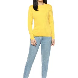 Van Heusen Yellow Striped Top image 4