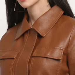 Global Republic Brown Full Sleeves Jacket image 5