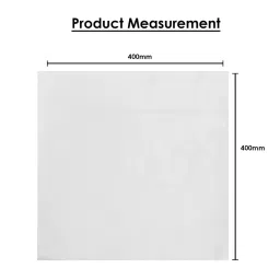 Feather's 400 x 400 mm 2 Ply White Luncheon Napkin (Pack of 5) image 2