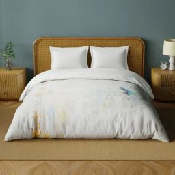 Spaces Cotton Grey Abstract 180 TC Double Size Quilts & Comforters-picture-10