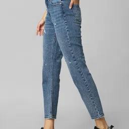Only Blue Cotton Regular Fit Jeans image 3