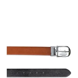 BULCHEE Tan & Black Leather Reversible Belt for Men image 3