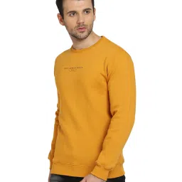 Cantabil Mustard Round Neck Sweatshirt image 3