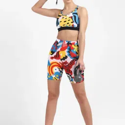 Adidas Multicolor Printed Spw Shorts image 4