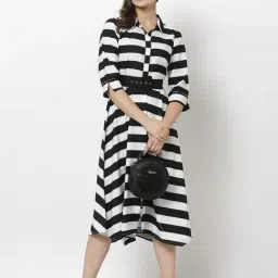 Gipsy Black Poly Crepe Dress image 4