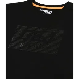 Gini & Jony Kids Black Cotton Printed T-Shirt image 3