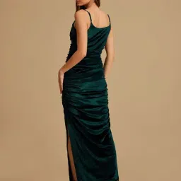 Kazo GREEN Plain Dress image 2