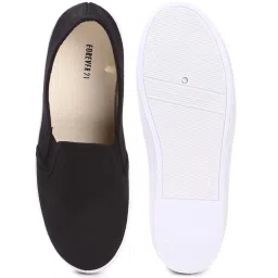 Forever 21 Women's Jet Black Casual Sneakers image 3