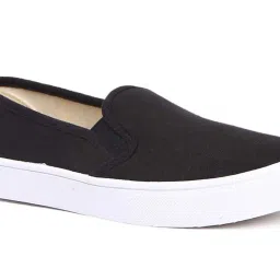 Forever 21 Women's Jet Black Casual Sneakers image 4