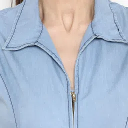 StyleStone Light Blue Midi Jumpsuit image 5