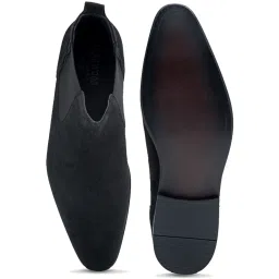 Teakwood Leathers Men'sBlack Chelsea Boots image 3