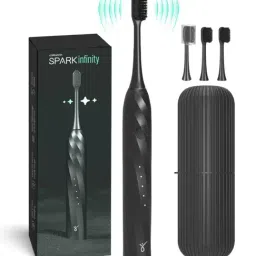 Caresmith SPARK Infinity Electric Smart Toothbrush with 3 Brush Heads & Travel Case (Black)-picture-14