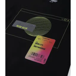 Gini & Jony Kids Black Cotton Printed T-Shirt image 3