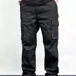 Urban Buccachi Men Smart Easy Wash Cargos Trousers image 2