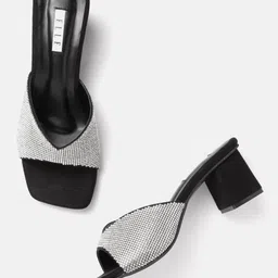 ELLE Embellished Block Heel Sandals-picture-47