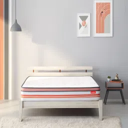 Duroflex Boltt Plus Cream Foam Bonnell Spring Euro Top Mattress - Queen Size (75 in. L x 60 in. W) image 1