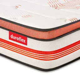 Duroflex Boltt Plus Cream Foam Bonnell Spring Euro Top Mattress - Queen Size (75 in. L x 60 in. W) image 4