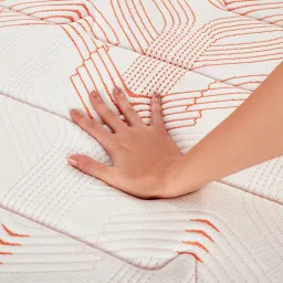 Duroflex Boltt Plus Cream Foam Bonnell Spring Euro Top Mattress - Queen Size (75 in. L x 60 in. W) image 5