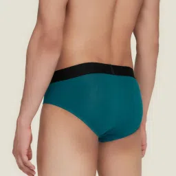 XYXX Green & Azure Blue Regular Fit Briefs - Pack of 2 image 2