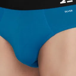 XYXX Green & Azure Blue Regular Fit Briefs - Pack of 2 image 4