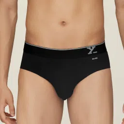 XYXX Black & Azure Blue Regular Fit Briefs - Pack of 2 image 1