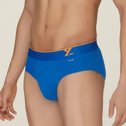 XYXX Black & Azure Blue Regular Fit Briefs - Pack of 2 image 3
