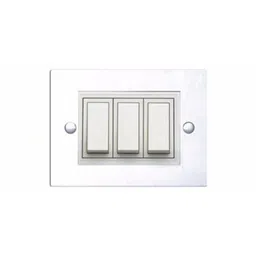 Anchor Roma Deko Single Mounting 8M-V Cover Plate With Frame 21350WH-picture-10