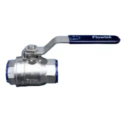 Flowtek 1.97 inch, 50 mm Cast Iron 1 PC Ball Valve Screwed Ends-picture-45