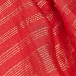 Fabindia Red Striped Stole image 5