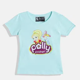 Eteenz Girls Premium Cotton Polly Pocket Printed T-shirt-picture-16