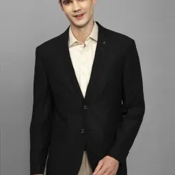 Allen Solly Black Slim Fit Blazer-picture-22