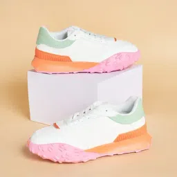 Forever Glam by Pantaloons Women's White Sneakers-picture-23