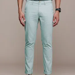 WROGN Men Slim Fit Chinos Trousers-picture-19