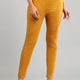 Aurelia Yellow Regular Fit Leggings-image-48