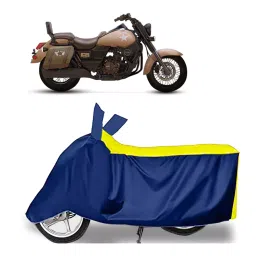 Auto Pearl Two Wheeler Cover for UM Renegade - Yellow, Blue-picture-31