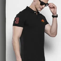 MERRIMENT Men Polo Collar T-shirt-image-11