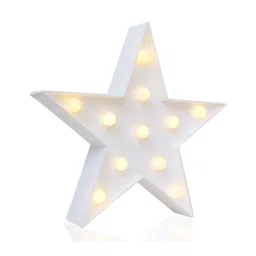 House of Quirk Night Light LED Marquee Sign - Star White-picture-17