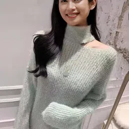 StyleCast Women High Neck Long Sleeve Pullover-picture-37