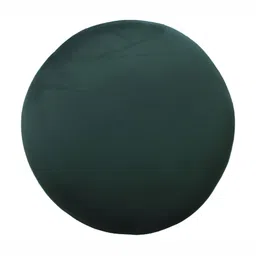 Shadowkart Green Wooden Round Shaped Pouffe Ottomans image 3