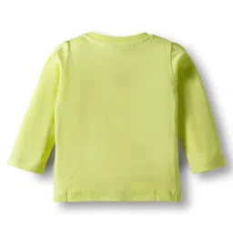 Doodle Poodle Single Jersey Knit Full Sleeves Night Suit With Dino Print - Green image 3