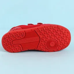 Babyoye Casual Shoes with Velcro Closure - Red image 5